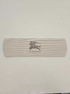 New BURBERRY Beige Paper Pillow Box 16.25" x 5" x 1"